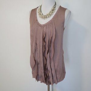 3/$20 ANN TAYLOR LOFT Size Medium Mauve Blouse